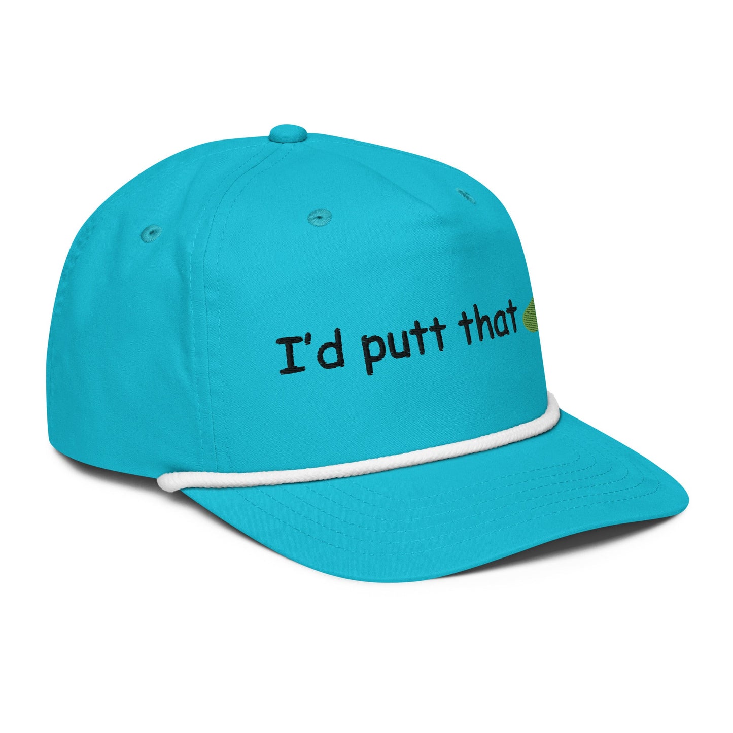 Tee-bone I’d putt that - Golf rope cap