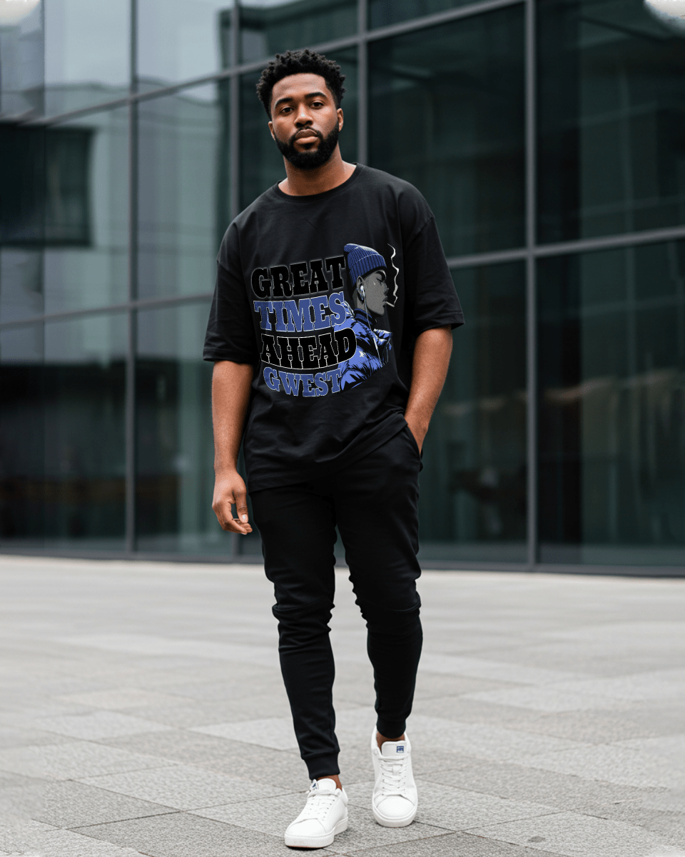 G West Great Times Ahead Camiseta Oversize para Hombre