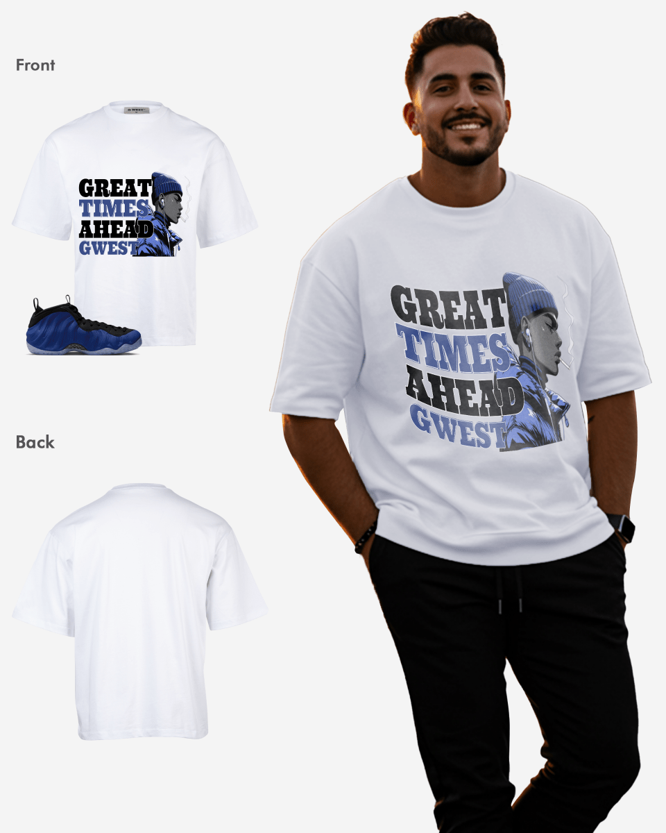 G West Great Times Ahead Camiseta Oversize para Hombre