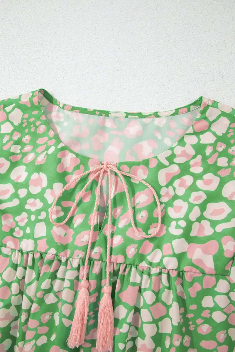 Love Salve Floral Blouse Puff Sleeves — Plus Size Summer Top