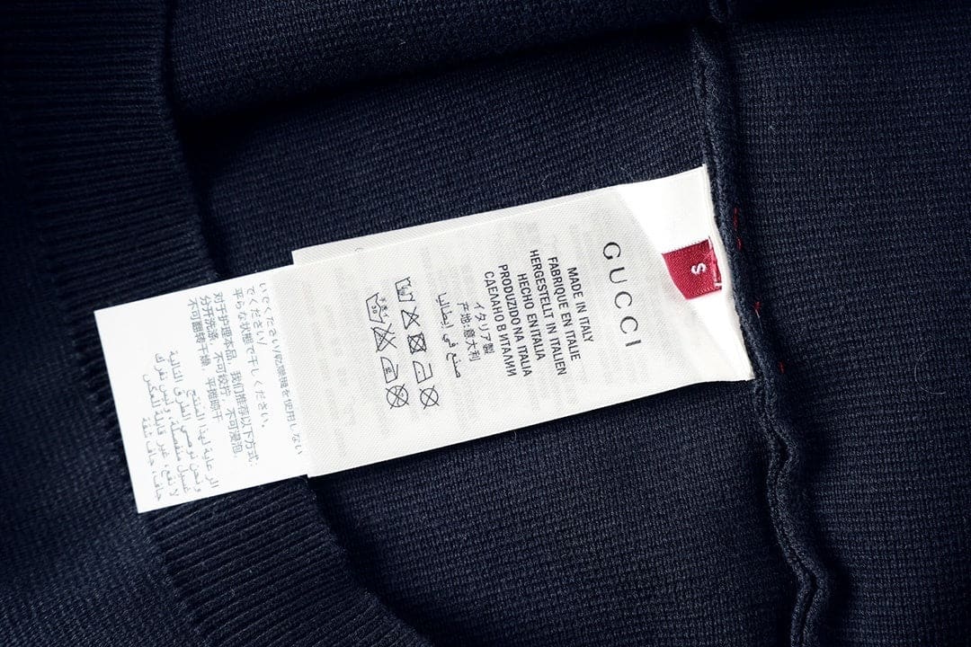 Gucci Black T-Shirt No Collar | Luxury Cotton Streetwear