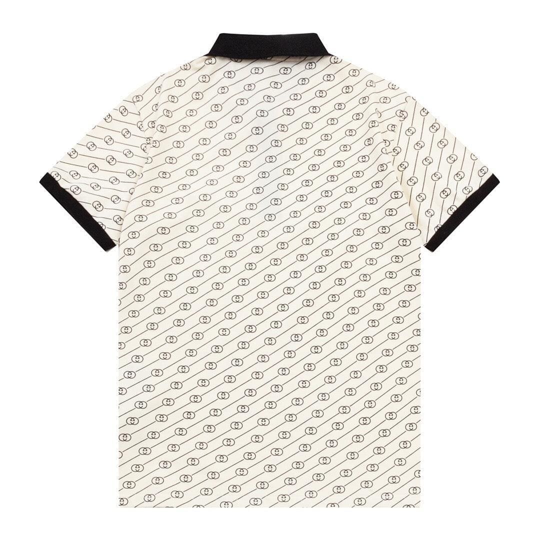 Gucci Light Beige T-shirt with a collar