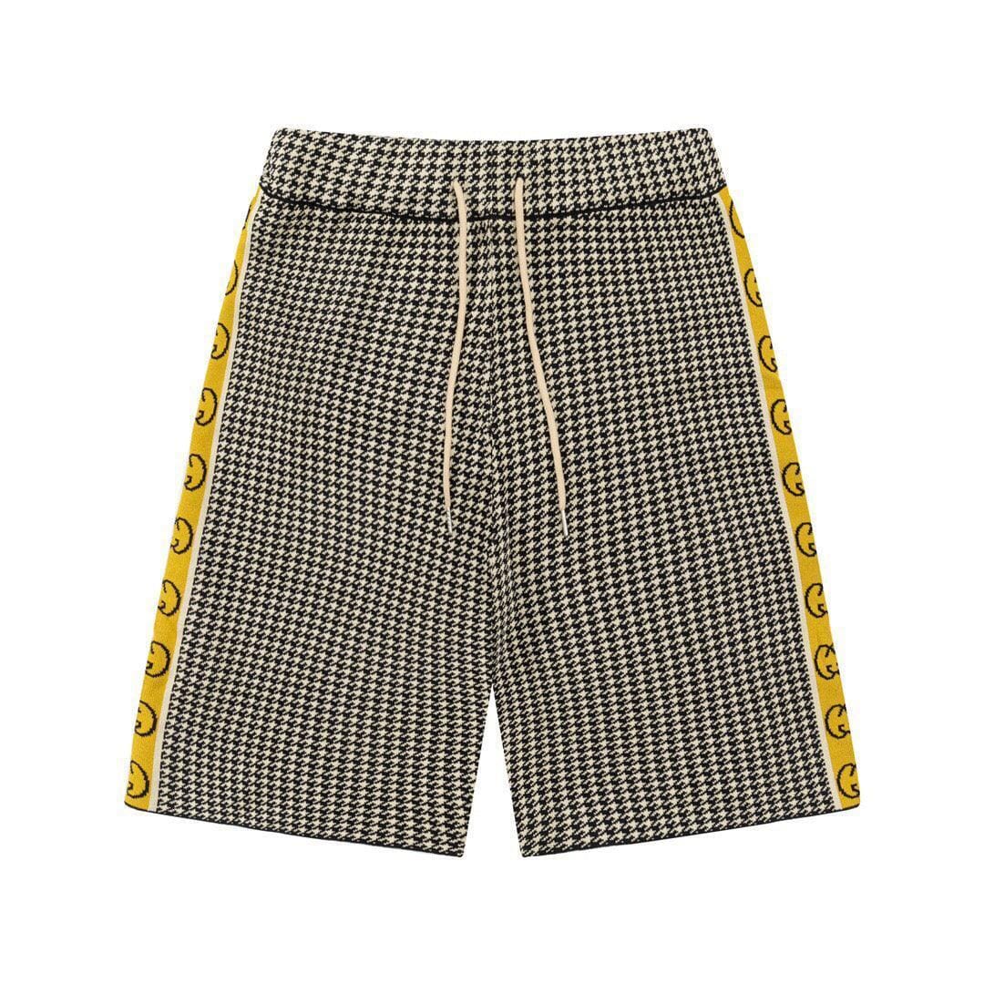 Gucci Sport Short Pant 'Grey/Yellow'