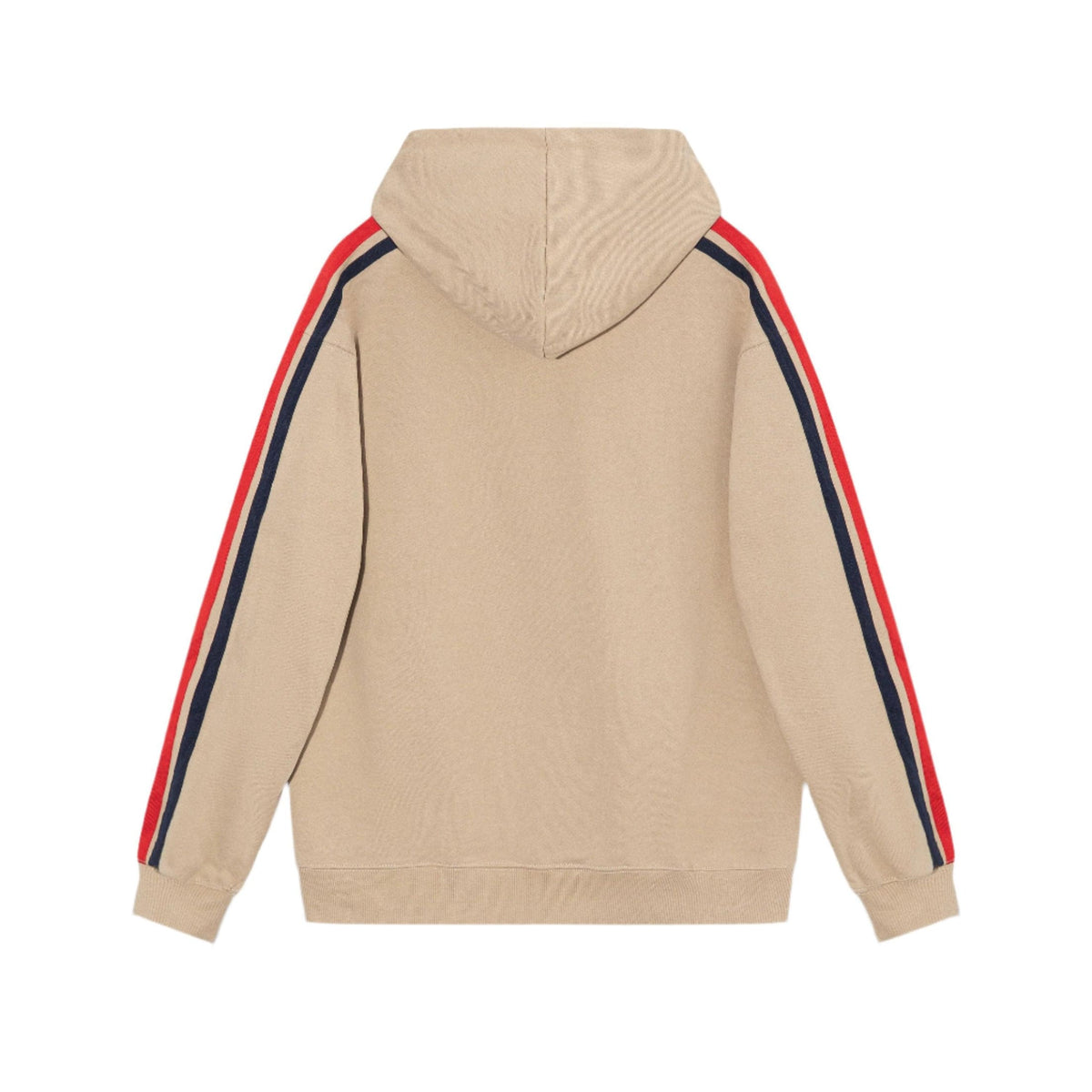 GUCCI Stripe-detail Gg Hoodie In Paste