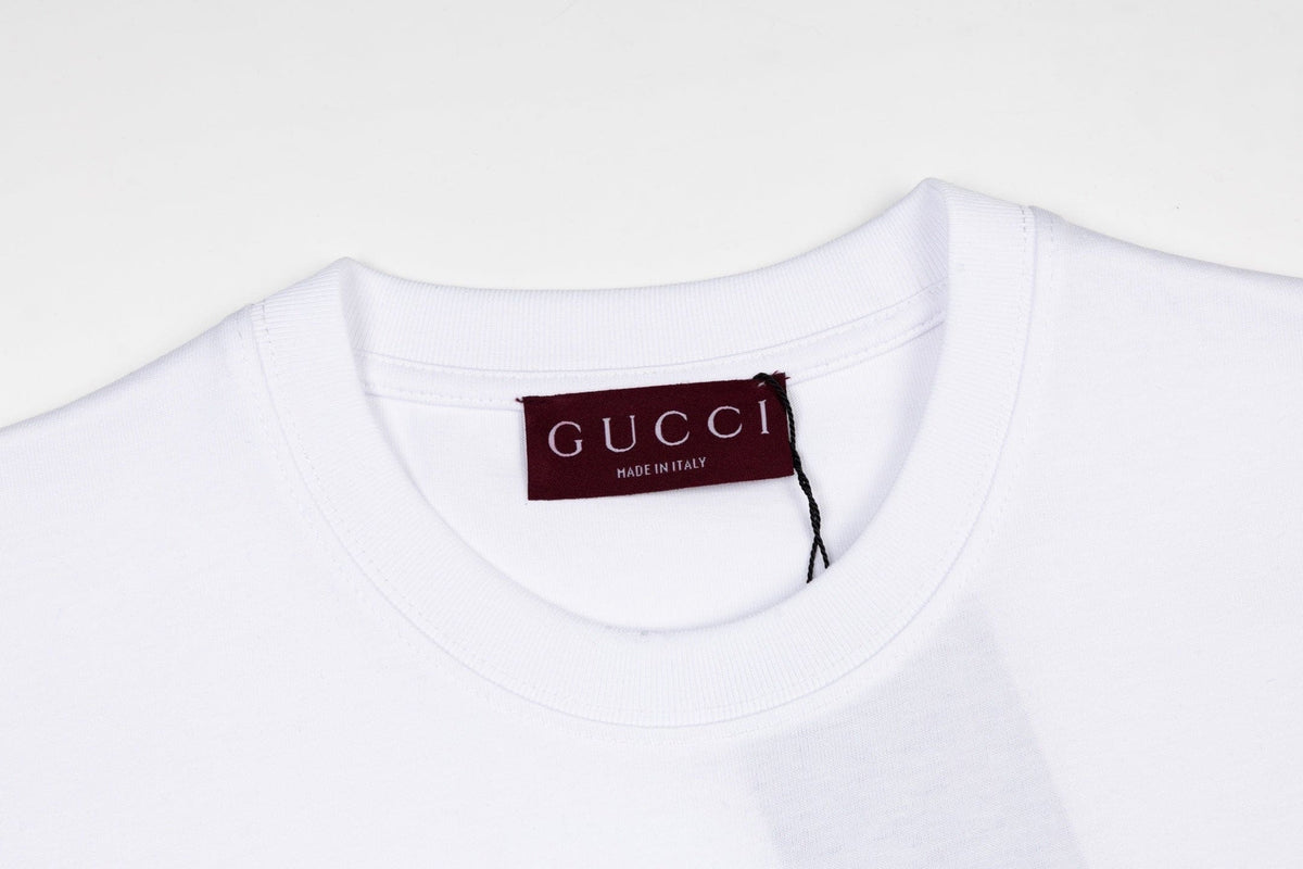 Gucci T-Shirt White Crewneck - Luxury Cotton Comfort & Style