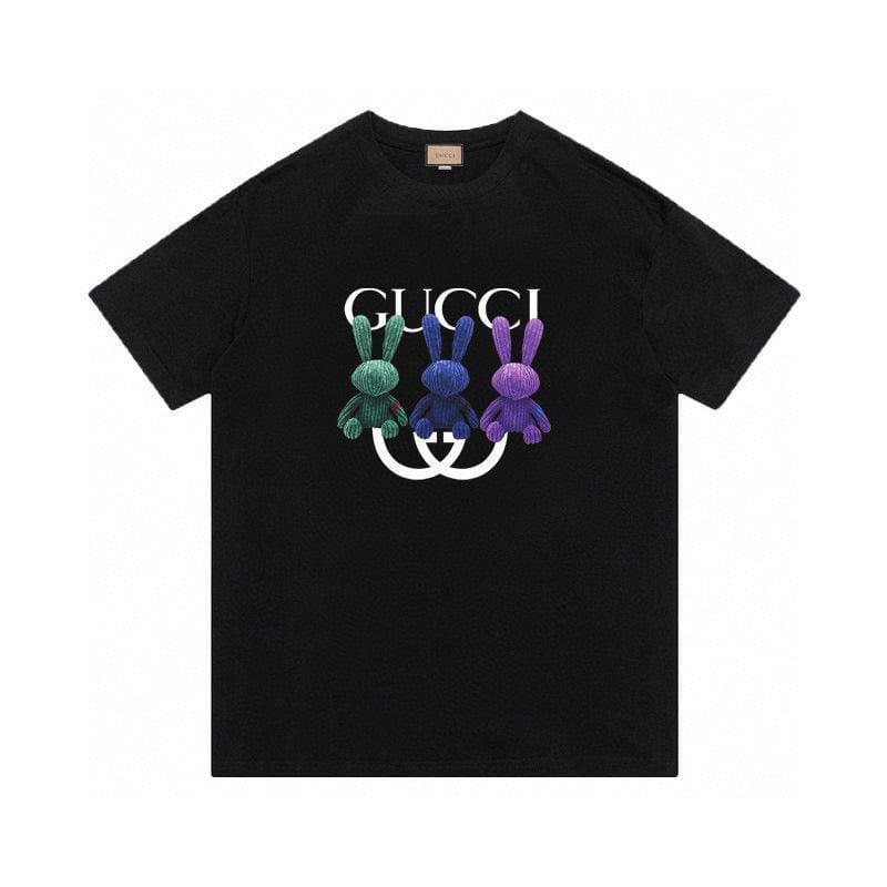 Gucci T-Shirt Without Collar - Black Cotton Crew Neck | Luxury Essential