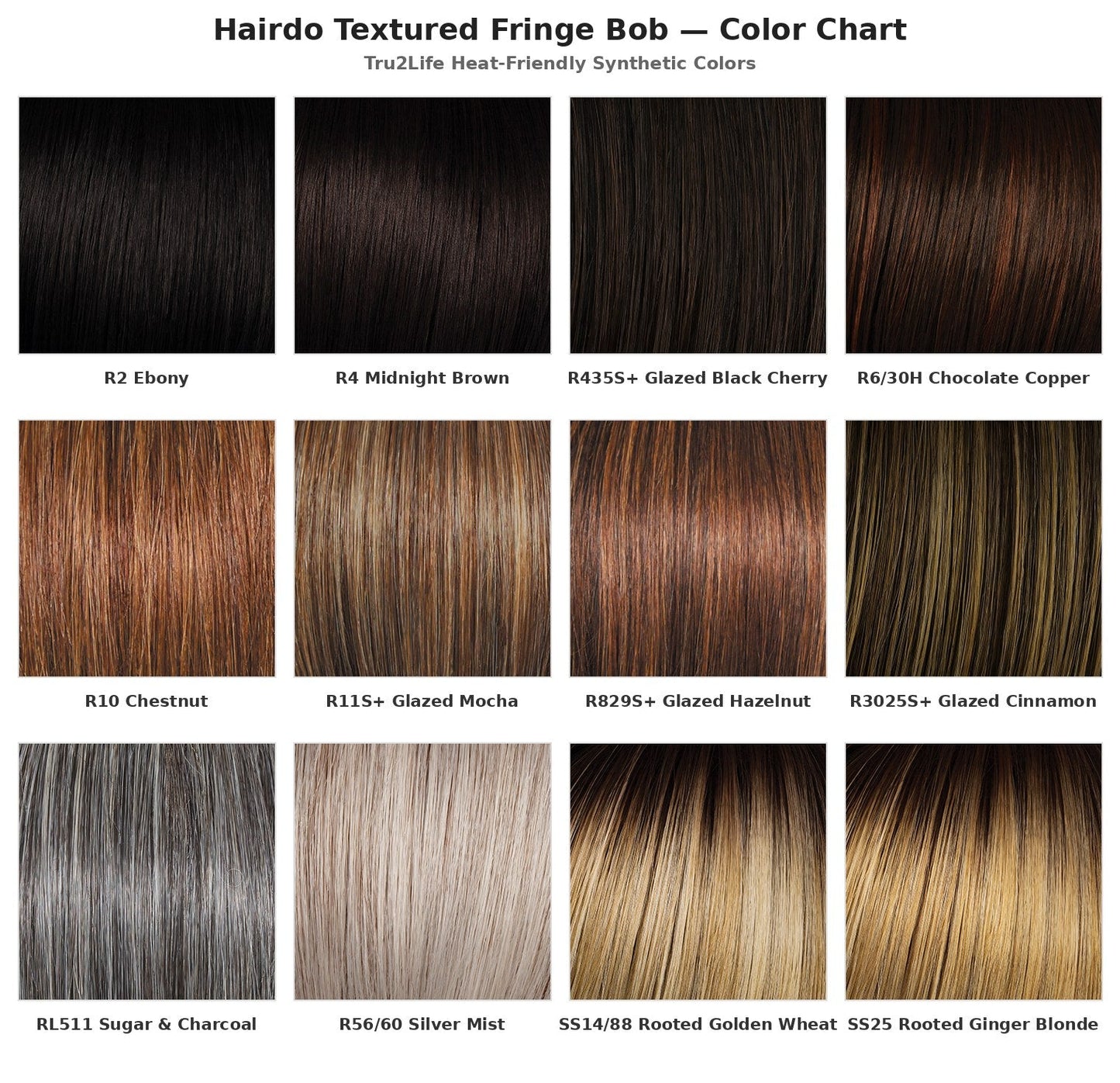 Hairdo Textured Fringe Bob Wig