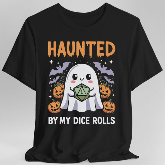 Camiseta Kawaii "Perseguido por mis tiradas de dados"