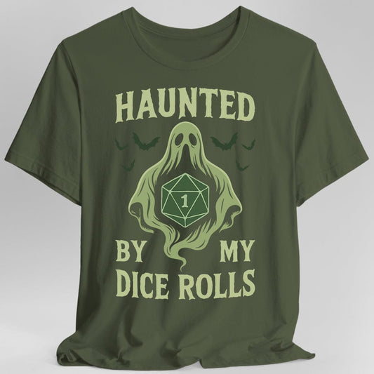 Camiseta de "Perseguido por mis tiradas de dados"