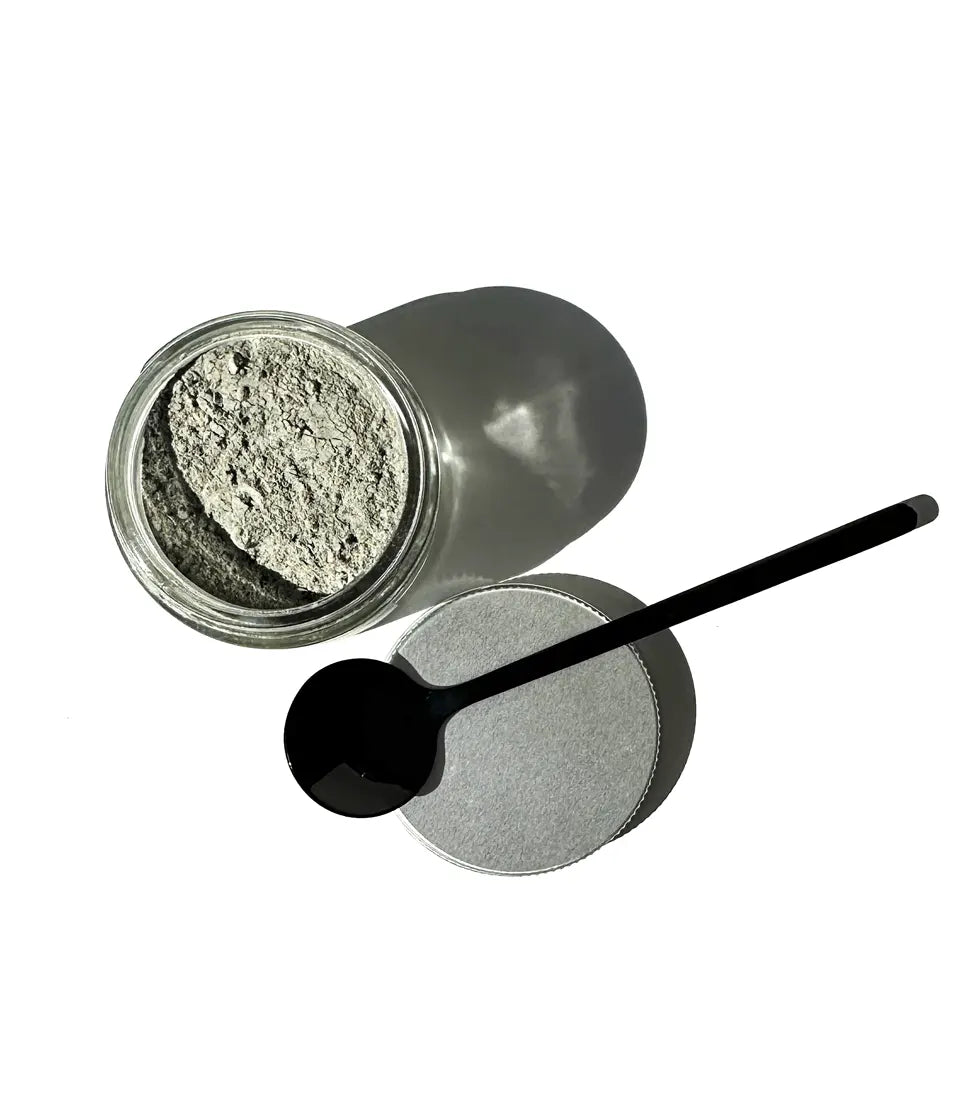 Mascarilla Facial de Arcilla con Sal Marina Hawaiana, Arcilla Negra Australiana y Té Negro con arcilla negra australiana + Vitamina C + Aloe vera
