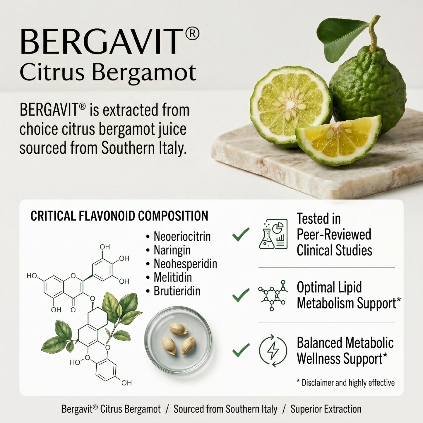 Cardiovascular Protocol - Citrus Bergamot Plant Sterols