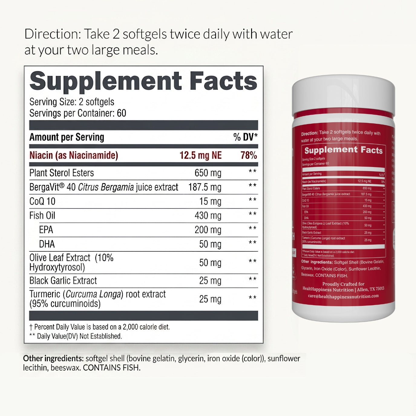 Cardiovascular Protocol - Citrus Bergamot Plant Sterols