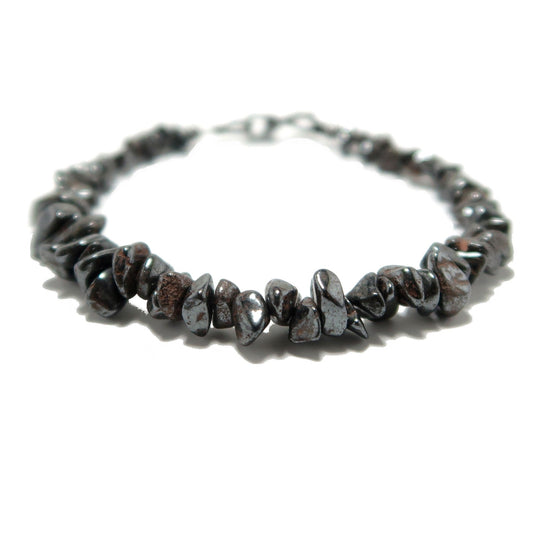 Hematite Bracelet Charming Silver Crystal