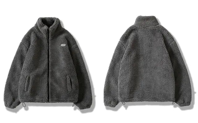 Hip Hop Winter Fleece Fluffy Jacket - # BOAA13210002
