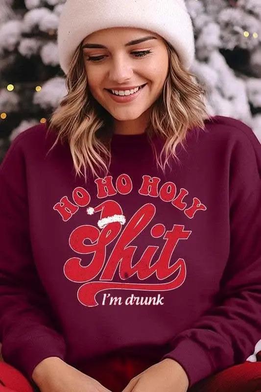 Accessories Color Bear Graphic Fleece Sweatshirt Unisex Holiday Apparel Printed, Comfy