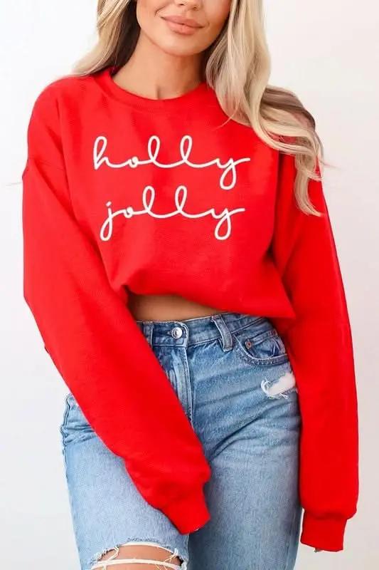 Jackets Color Bear Graphic Fleece Sweatshirt Women's Holiday Pullover Cozy Fit