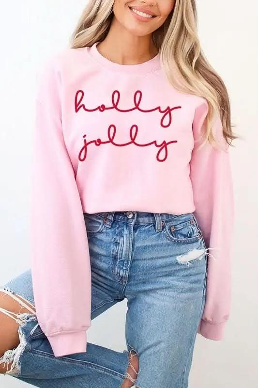 Jackets Color Bear Graphic Fleece Sweatshirt Women's Holiday Pullover Cozy Fit