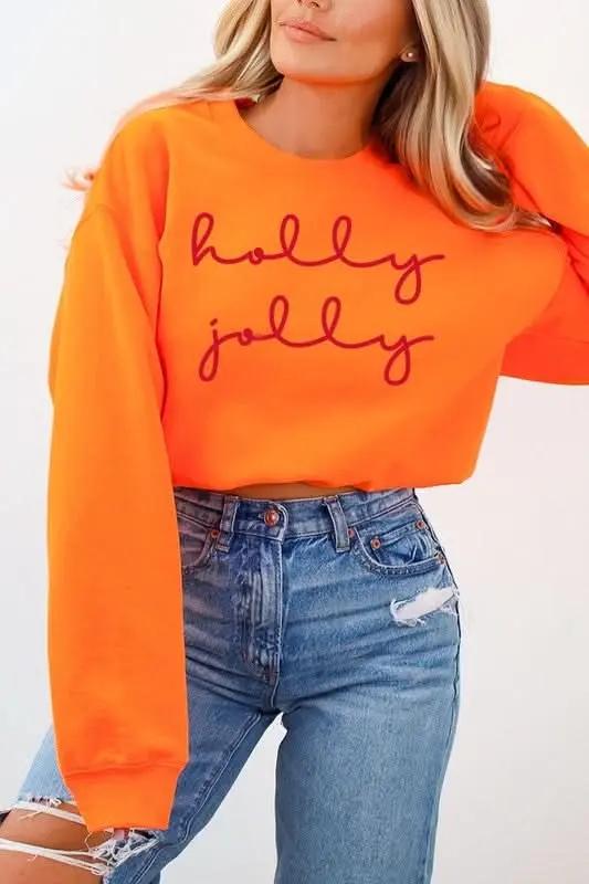 Jackets Color Bear Graphic Fleece Sweatshirt Women's Holiday Pullover Cozy Fit