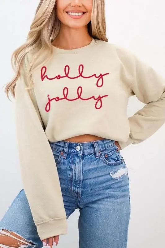 Jackets Color Bear Graphic Fleece Sweatshirt Women's Holiday Pullover Cozy Fit