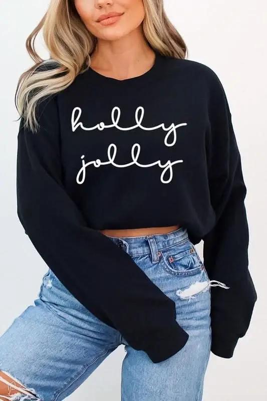 Jackets Color Bear Graphic Fleece Sweatshirt Women's Holiday Pullover Cozy Fit