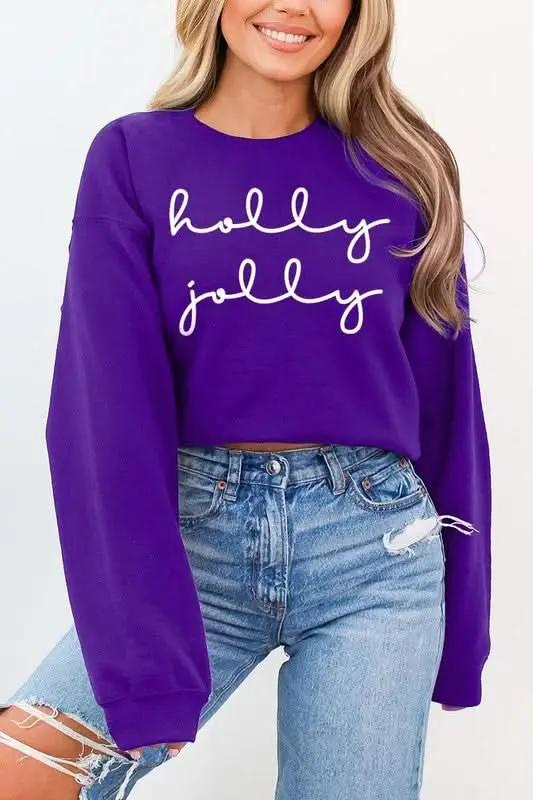 Jackets Color Bear Graphic Fleece Sweatshirt Women's Holiday Pullover Cozy Fit