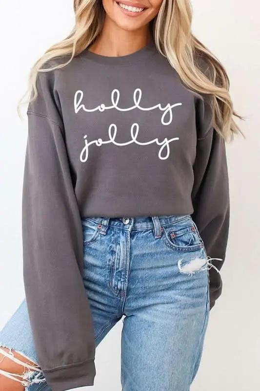 Jackets Color Bear Graphic Fleece Sweatshirt Women's Holiday Pullover Cozy Fit