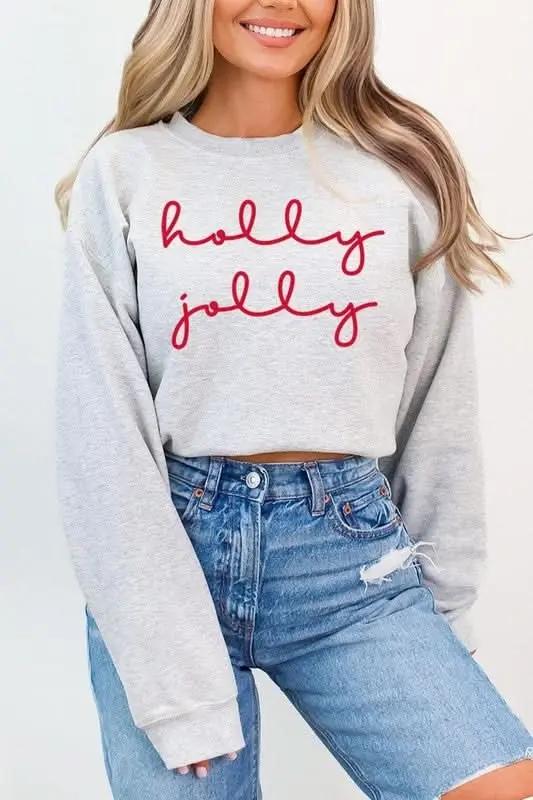 Jackets Color Bear Graphic Fleece Sweatshirt Women's Holiday Pullover Cozy Fit