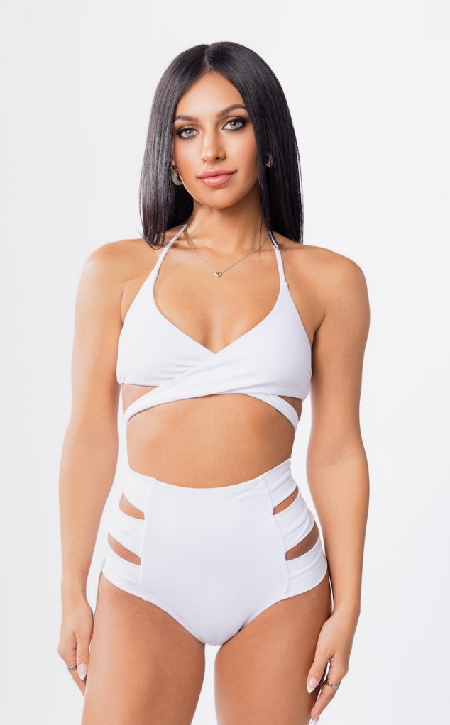 Parte de abajo de bikini de talle alto Hollywood