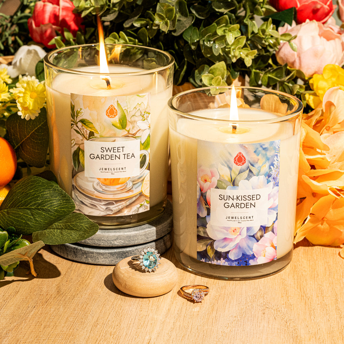 Sun-Kissed Garden 18oz Mystery Jewelry Candle