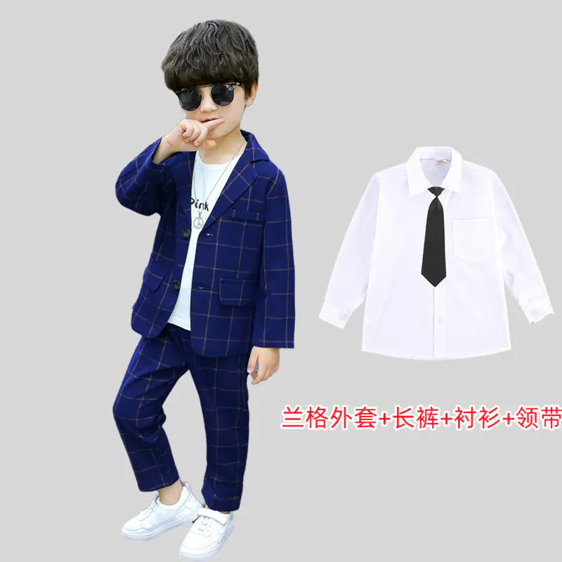Boys' Stylish Suit Set for Autumn Winter Events