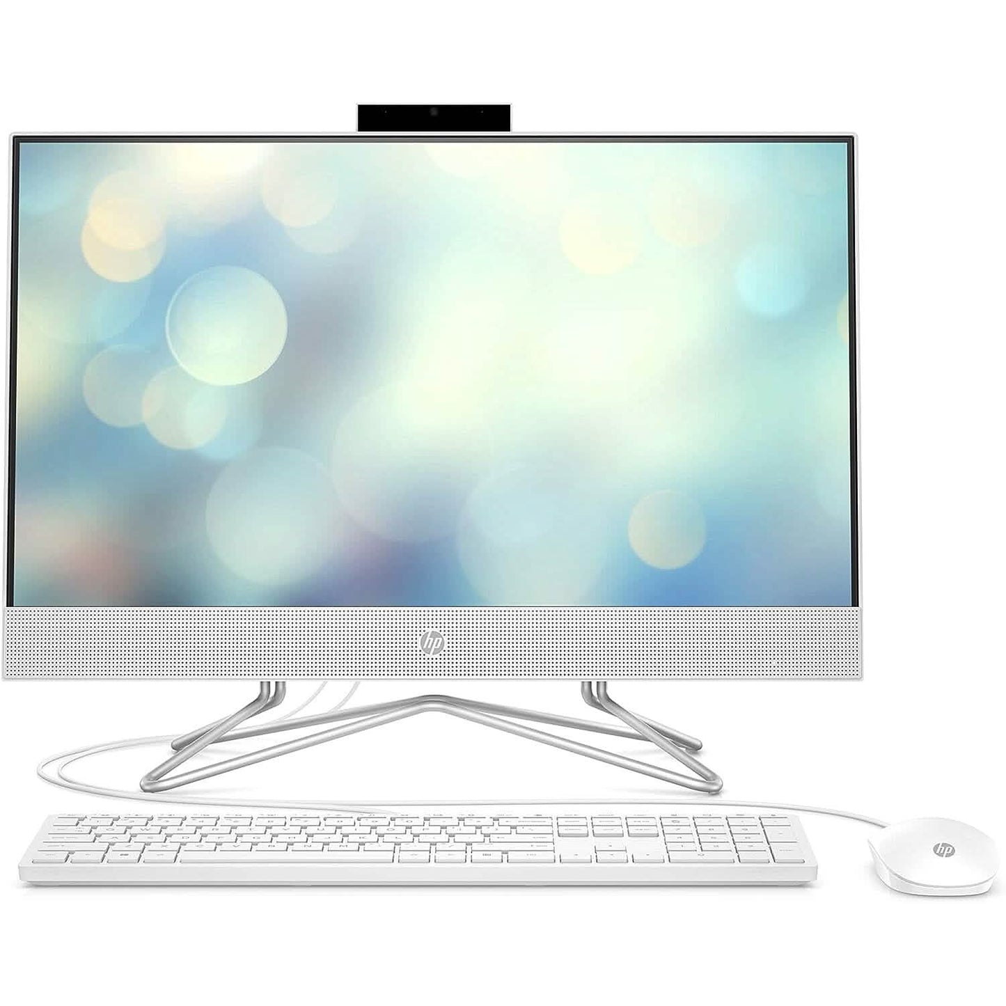 HP 22" All-in-One Desktop AMD Athlon Silver 4GB RAM 256 GB SSD Windows 11 Home (Refurbished)
