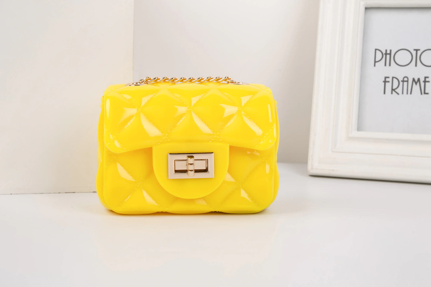 Mini Candy Color Jelly Coin Purse Crossbody Bag