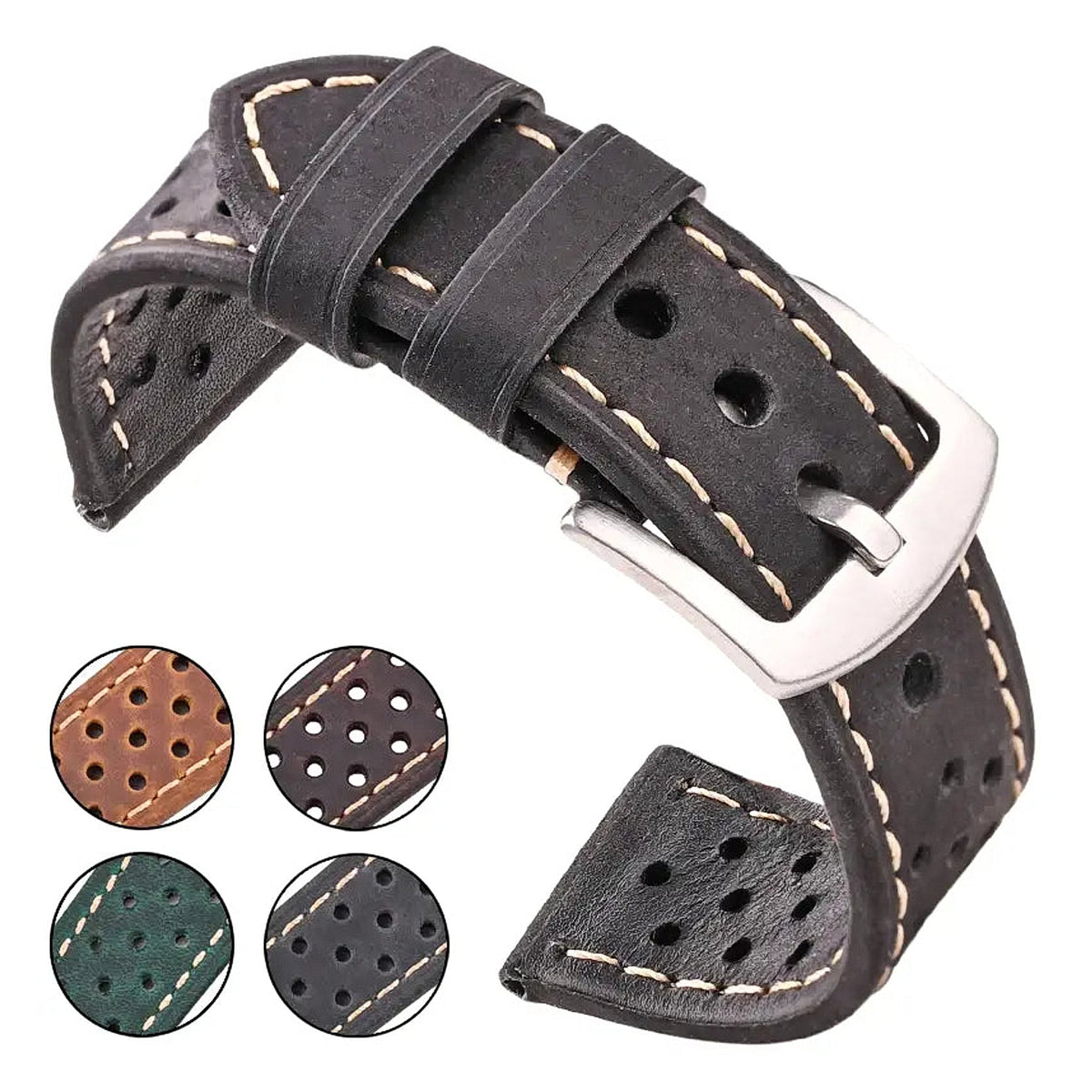 Huawei Watch & Watch GT Perforated Leather Rally Band