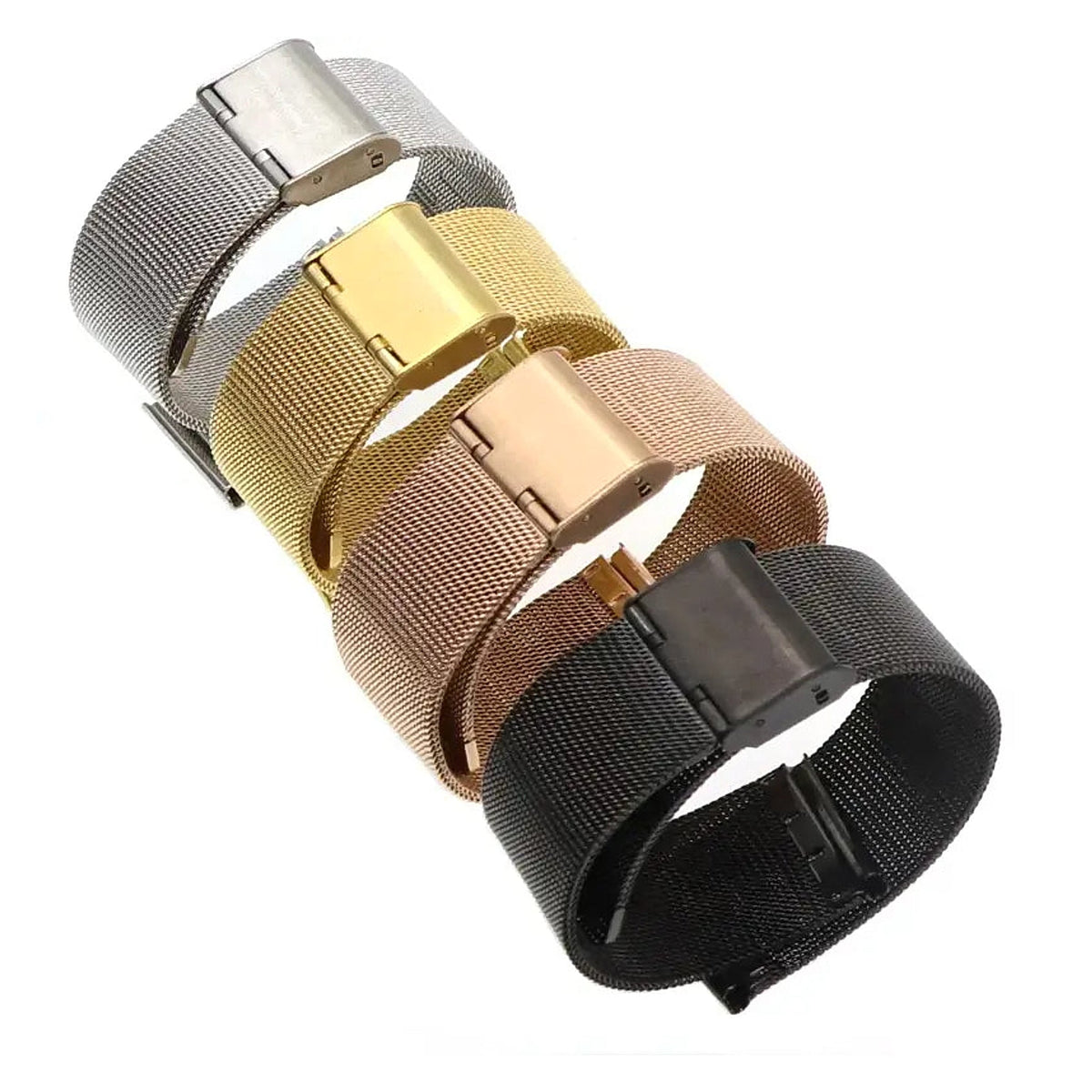 Garmin 18/20/22mm Quick Release Milanese Mesh Band with Folding Clasp