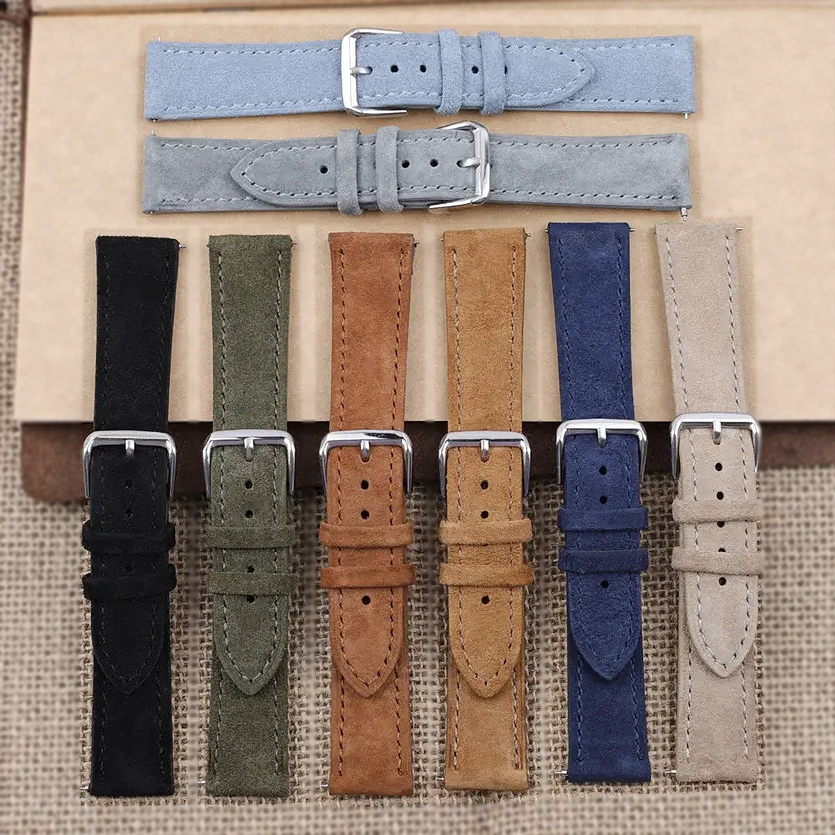 Huawei Watch & Watch GT Suede Leather Band with Stitching