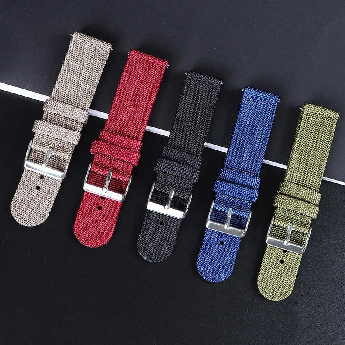 Huawei Watch & Watch GT Woven Nylon Band with Buckle Options