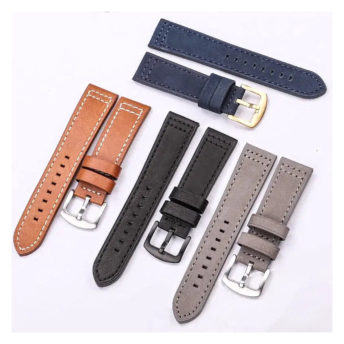 Huawei Watch & Watch GT Leather Band with Square Holes