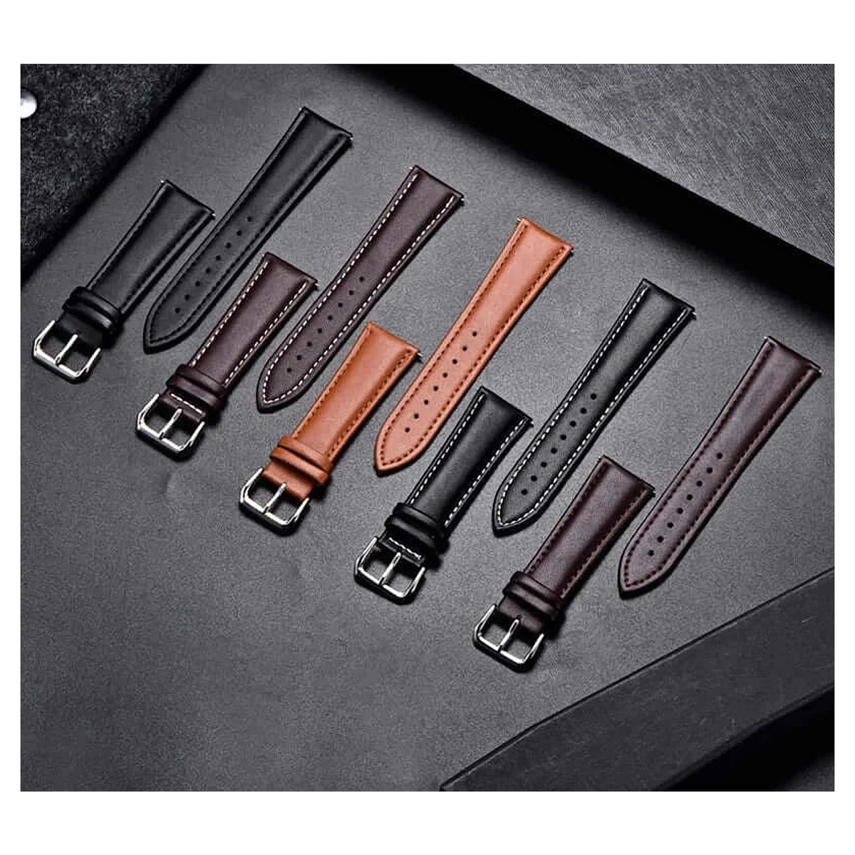 Huawei Watch & Watch GT Classic Calfskin Band with Stitching Choices