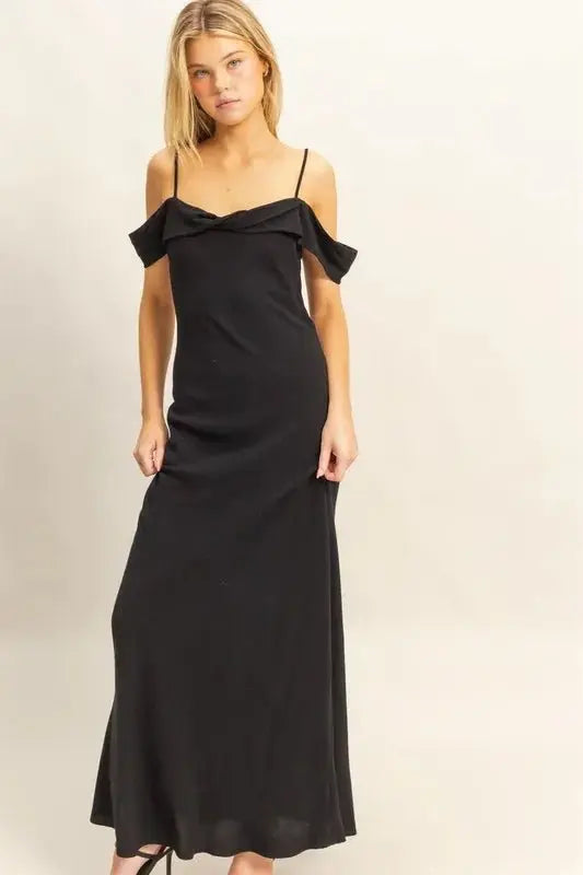 Vestidos Trendsi Vestido Largo de Tirantes para Mujer Estilo Elegante de Verano Corte Favorecedor