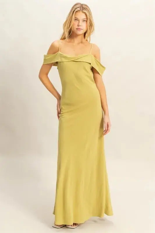 Vestidos Trendsi Vestido Largo Cami para Mujer Vestido de Eventos Fluido, Ajuste Favorecedor