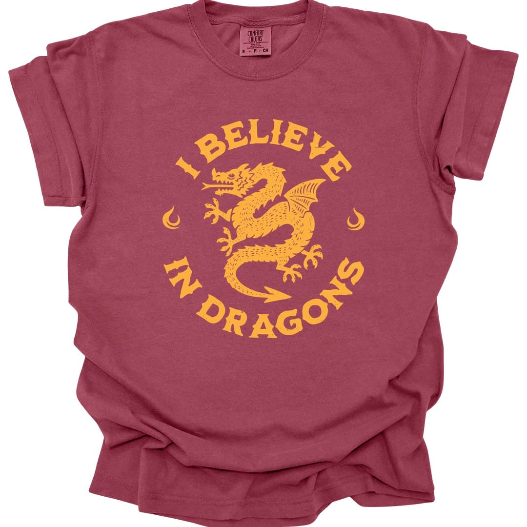I Believe in Dragons Shirt - Comfort Colors