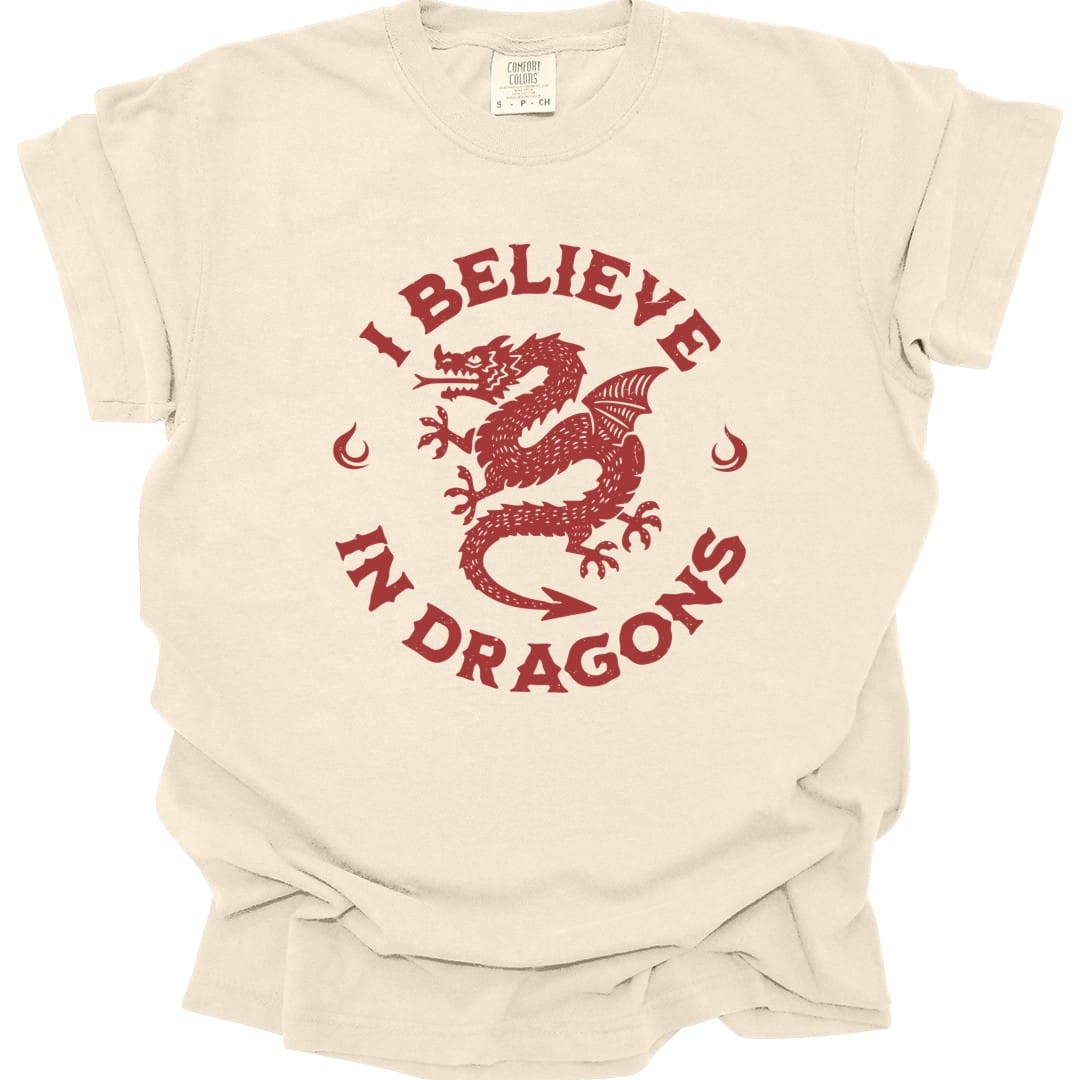 I Believe in Dragons Shirt - Comfort Colors