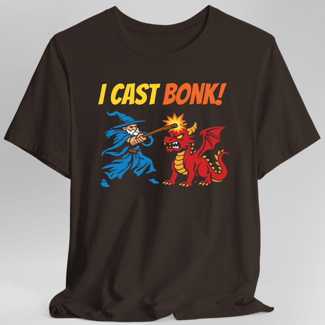 I Cast Bonk Funny D&D T-Shirt