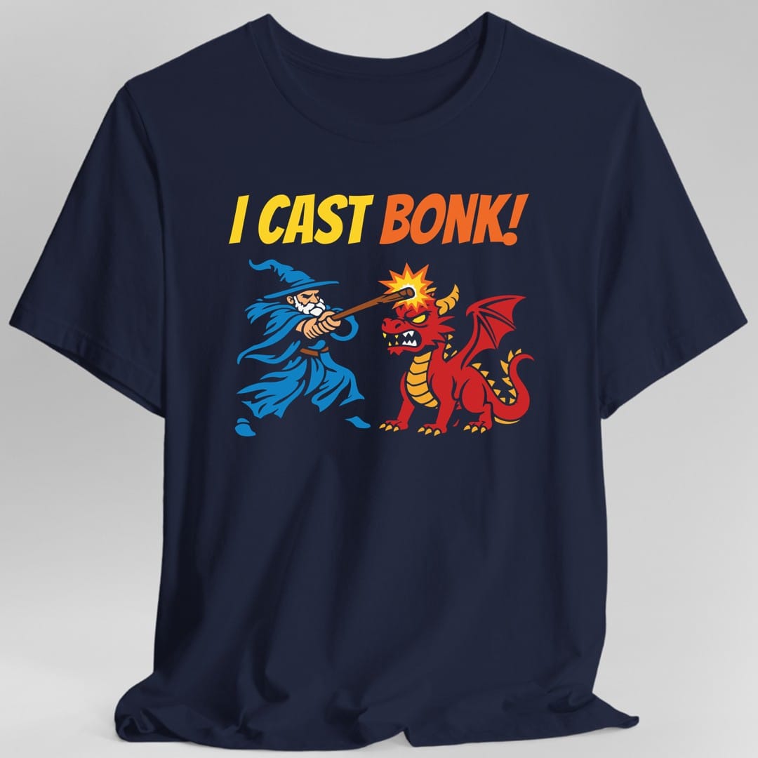 I Cast Bonk Funny D&D T-Shirt