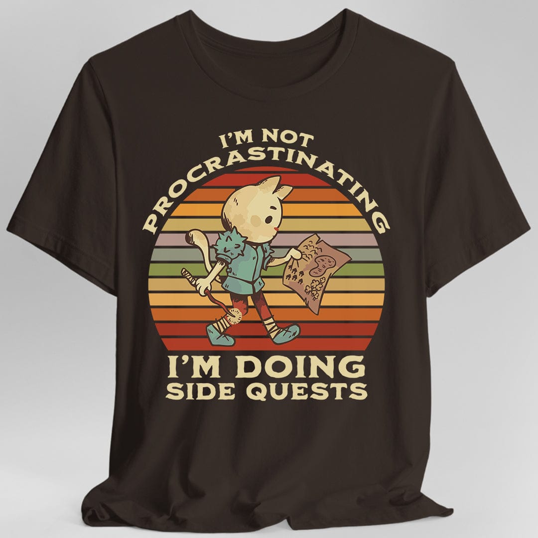 Camiseta No Estoy Procrastinando, Estoy Haciendo Misiones Secundarias