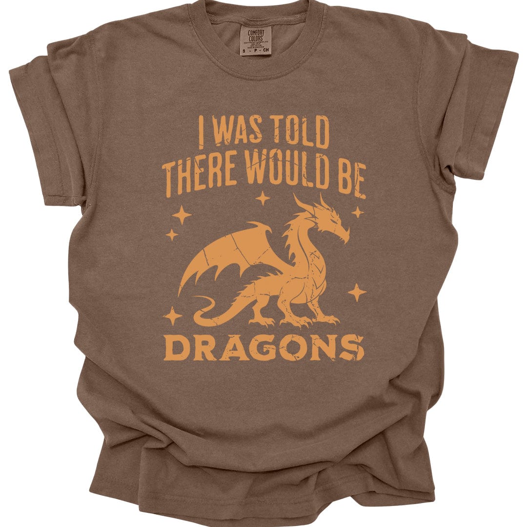I Was Told There Would Be Dragons T-shirt - Comfort Colors