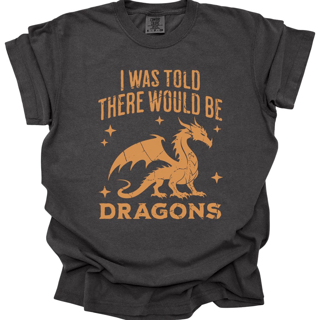 I Was Told There Would Be Dragons T-shirt - Comfort Colors