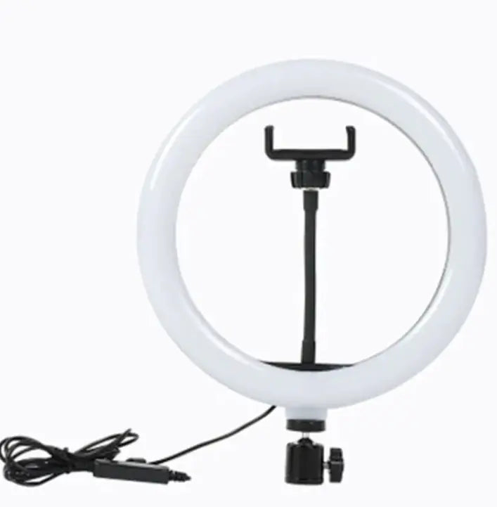 Trípode con aro de luz LED
