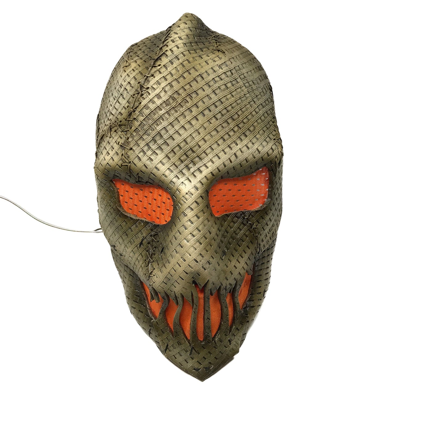 Scarecrow Mask Handmade Genuine Leather Mask in Brown