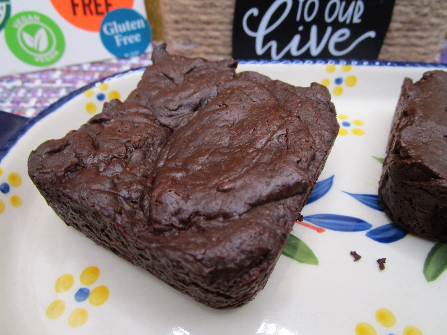 Gluten Free Brownies, Fudge, Dairy Free, Vegan, Egg Free, Soy Free, Nut Free, School Safe, Birthday Gift, Dessert, Catering, Healthy Snacks